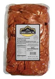 Deen Halal Sliced Pepperoni Flavored Beef Sausage 2 lbs