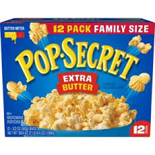 Pop Secret Microwave Popcorn, Extra Butter Flavor 3.2 oz