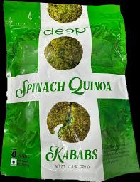 Deep Spinach Quinoa Kababas, 8pcs