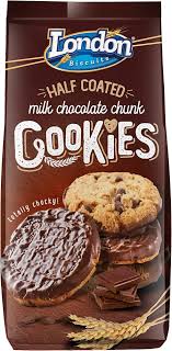 London Halfcoated Milk Cookies, 160 g