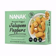 Nanak Breaded Stuffed Jalapeno Peppers 16 oz