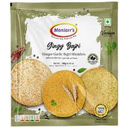 Maniarrs Ginger Garlic Bajri Khakhra : 180 g
