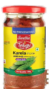 Telugu Karela Pickle Bitter Gourd 10.58 oz