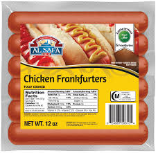Al Safa Halal Chicken Frankfurters 12 oz