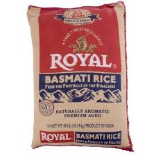 Royal Basmati Rice, 40 lb