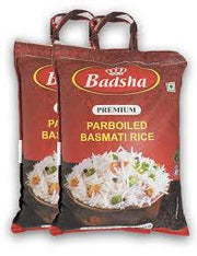BADSHA PREMIUM PARABOILED BASMATI RICE : 20 LB