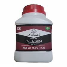 Lalah's Hot N Spicy Curry Powder, 454 g