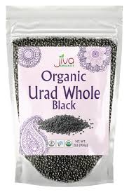 Jiva Organic Urad Whole Black Dal 2 lb