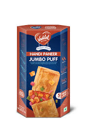 Vadilal handi paneer Jumbo puff 125g