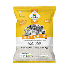 24 Mantra Organic Idly Rice (4.54Kg)