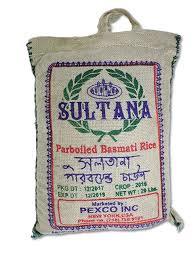 Sultana Parboiled Rice, 20 lb