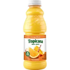 Tropicana 100% Orange Juice 32 Fl Oz Bottle