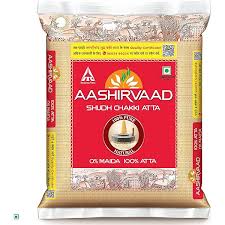 Aashirvaad Whole Wheat Flour 20 lb (Import Packing)