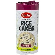 Galil All-natural Thin Rice Cakes With Sesame Seeds & Salt 100 g