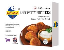 Delicious delights beef patty fritters 10 oz
