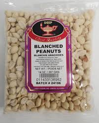 Deep Blanched Peanuts: 14oz