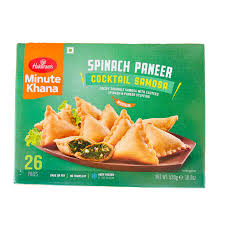 Haldiram Spinach Paneer Cocktail Samosa, 18.3 oz