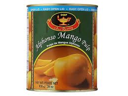 Deep Alphonso Mango Pulp (850 gms X 6)