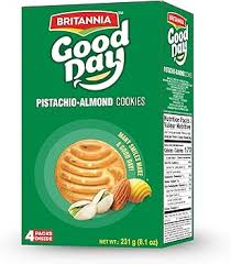 Britannia Good Day Pista-almond Cookies 8.1 oz