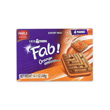 Parle Hide & Seek Fab Orange Cookies 14.10 oz