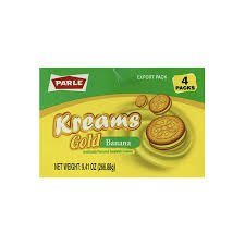 Parle Kreams Gold Banana 9.41 oz (4-packs)