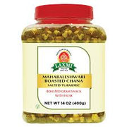 Laxmi Mahabaleshwari Roasted Chana Salted Turmeric 14 oz