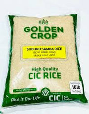 Golden Crop White Keeri Samba Raw Rice 10 lb