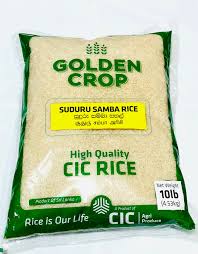 Golden Crop White Keeri Samba Raw Rice 10 lb