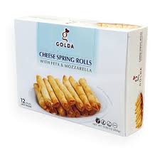 GOLDA CHEESE SPRING ROLLS WITH FETA MOZZ : 350 G