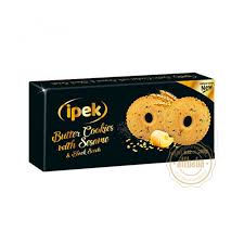 Ipek Butter Cookies With Sesame And Black Seeds 8.82 oz