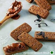 Britannia Bourbon Choco Kreme Biscuits 6.91 oz