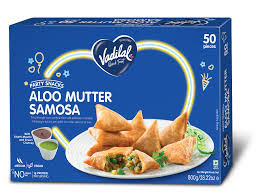 VADILAL ALOO MUTTER SAMOSA : 50 pcs