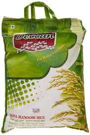 Deccan Sona Masoori Rice, 20 lb