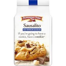 Pepperidge Farm Sausalito Crispy Milk Chocolate Macadamia Nut Cookies 7.2 oz Bag (8 Cookies)