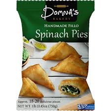 Domnas Spinach Pies : 750 g