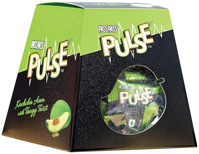 Pass Pass Pulse Candy Pyramid Pack, Kachcha Aam, 200g