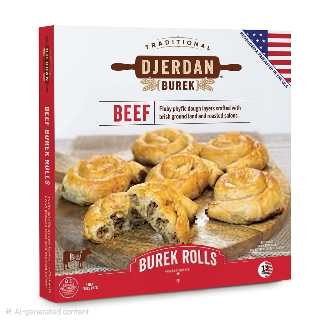 Djerdan Burek Beef Rolls, 950 g