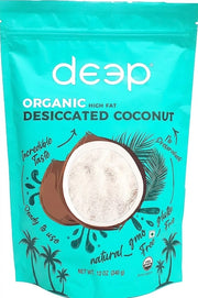 Deep Organic Desiccated Coconut 12 oz