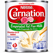 Nestle Carnation Fat Free Evaporated Milk, Vitamins A And D Added 12fl Oz