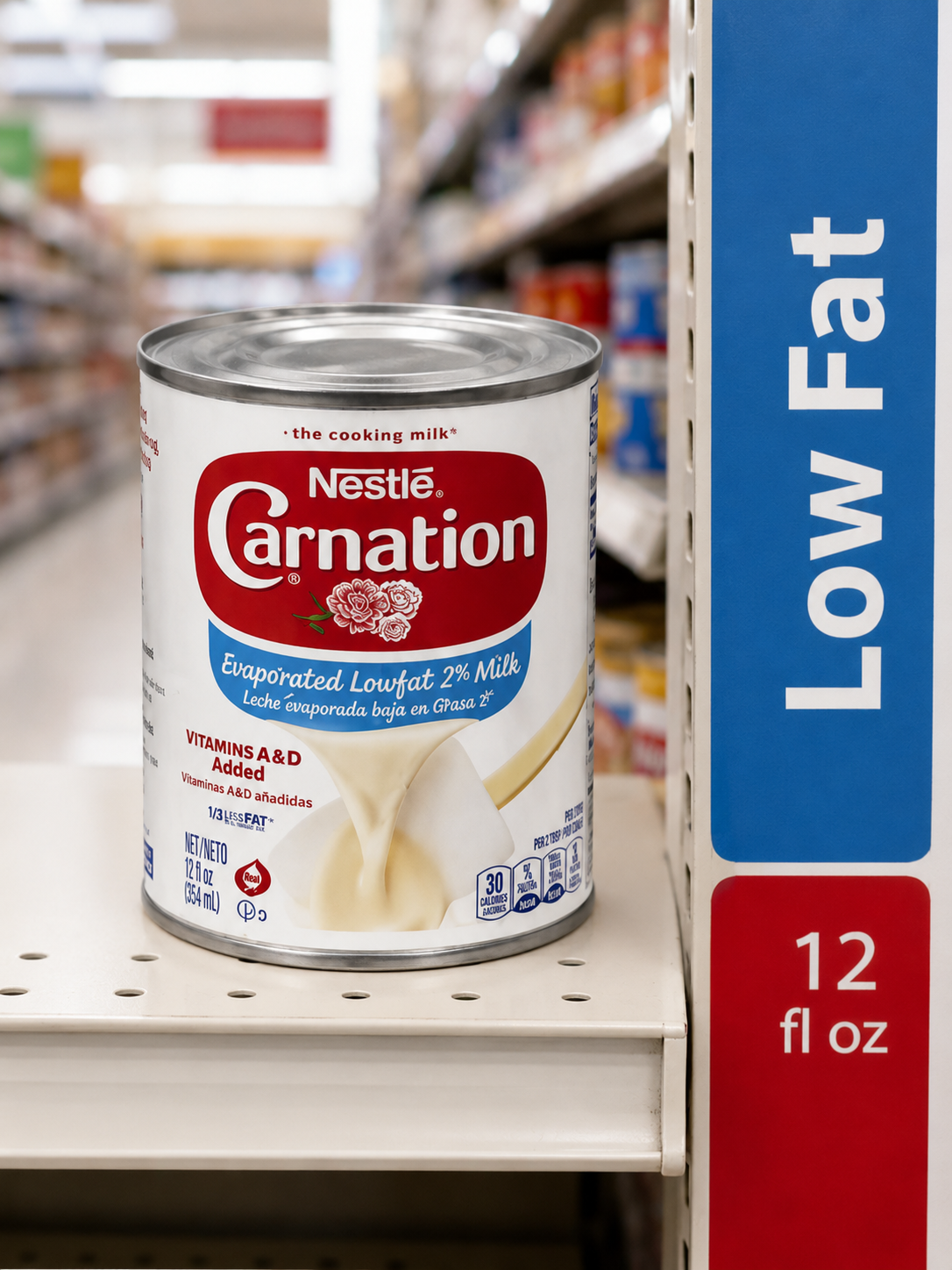 Nestle Carnation Lowfat 2% Evaporated Milk, Vitamins A And D Added