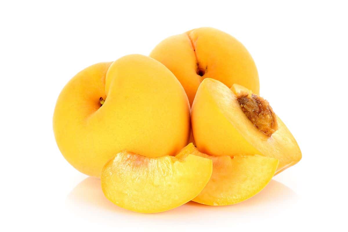 Flat Yellow Fleshed Peaches