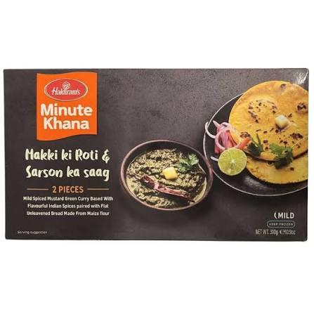 Haldirams makki ki roti and sarson ka saag 310g