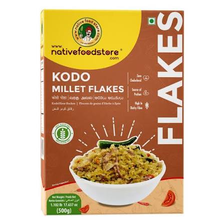 native foods store Kodo millet flakes 500g