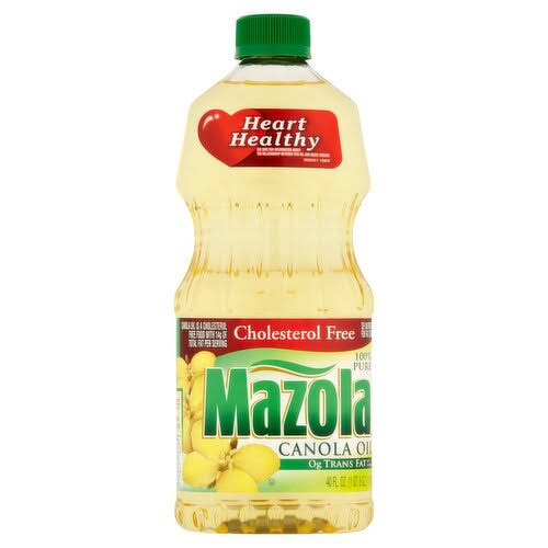 Mazola 100% Pure Canola Oil 40fl Oz