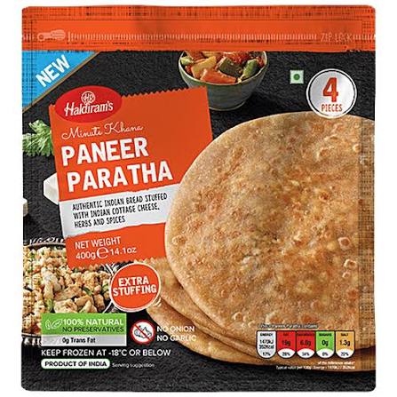 Haldiram's Paneer Paratha, 14.1 oz