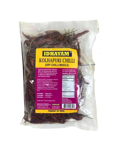 Idhayam Kolhapuri Chilli Whole : 200 g