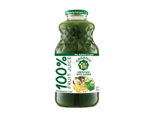 GET ONE ORG GREEN MIX WITH GINGER : 946 ML
