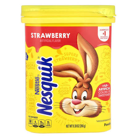 Nestle Nesquik Strawberry Powder Drink 9.38 oz