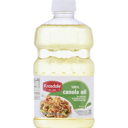Krasdale canola oil 710 ml