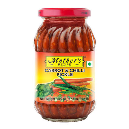 Mother's Recipe Carrot Chilli Pickle, 500 g